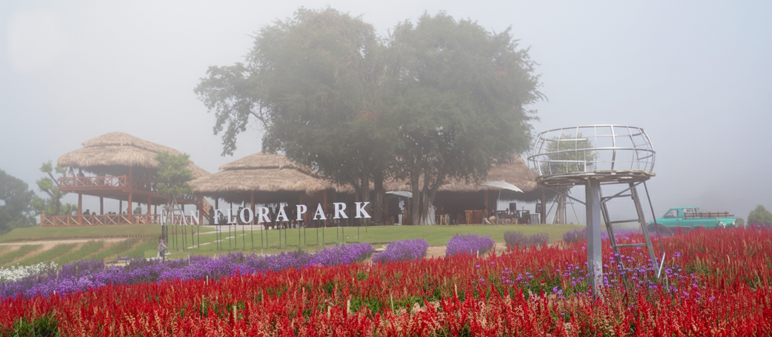 ภาพบรรยากาศสวนดอกไม้คลองลาน ฟลอร่า พาร์ค 3 ภาพบรรยากาศสวนดอกไม้คลองลาน ฟลอร่า พาร์ค 3